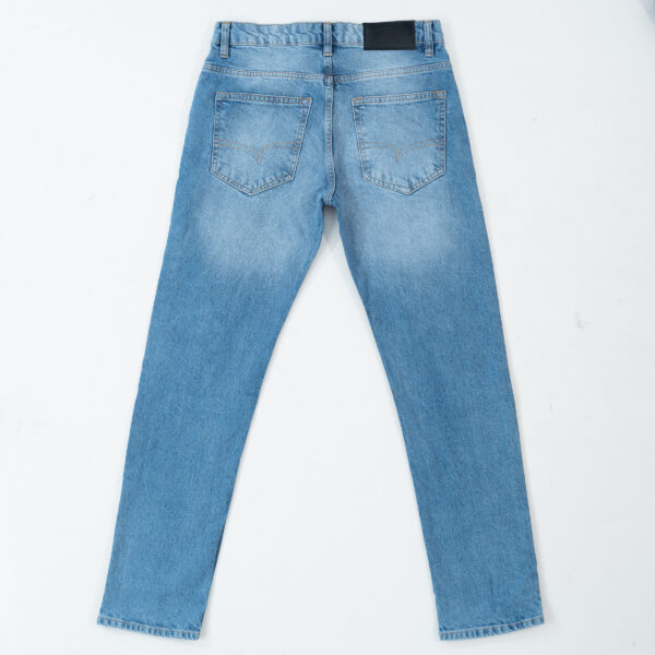 Light Blue Denim Jeans Back